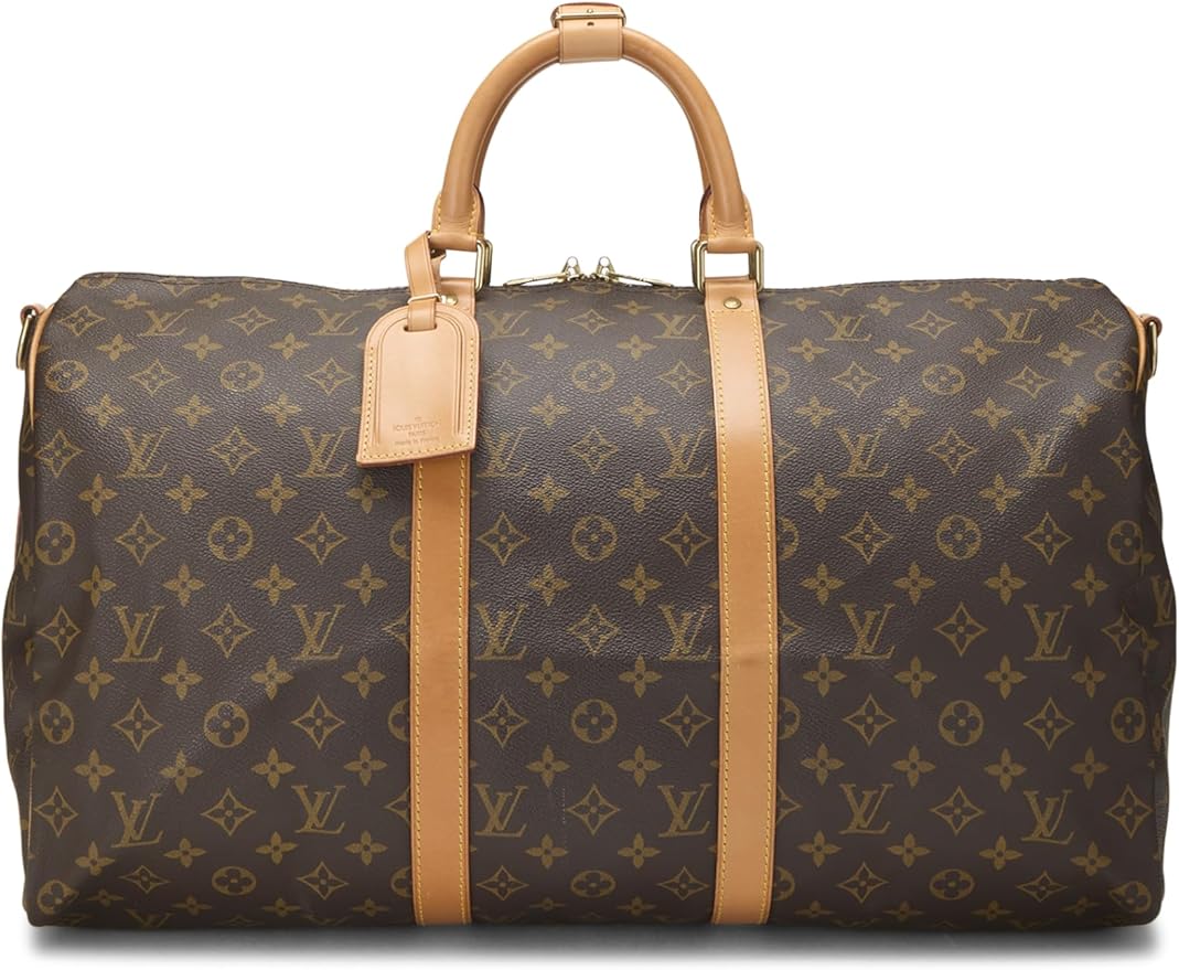 Louis Vuitton Pre-Loved Monogram Canvas Keepall Bandouliere 50, Brown